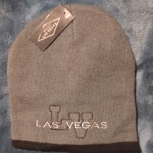 Gray Las Vegas Beanie